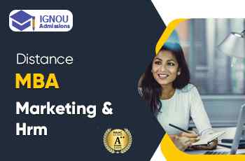 IGNOU MBA in Marketing And Human Resources Management